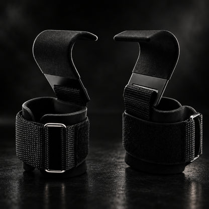 Weight Lifting Hooks Heavy Duty Power Lifting Grips Wrist Straps