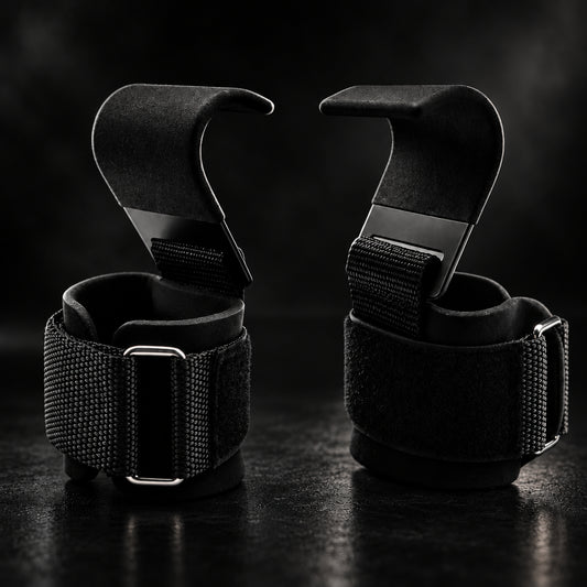 Weight Lifting Hooks Heavy Duty Power Lifting Grips Wrist Straps
